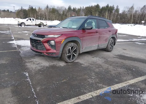 2022 Chevrolet Trailblazer Fwd Rs z USA, uszkodzony, nr VIN KL79MTSL3NB082643